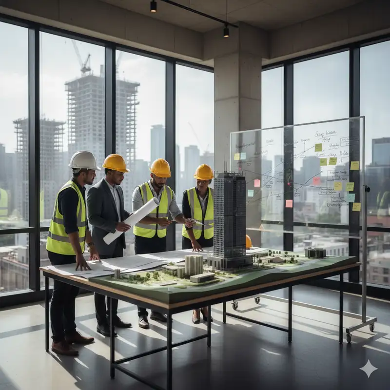 مشاوره ساخت و ساز: راهنمای جامع برای موفقیت در پروژه‌های ساختمانی