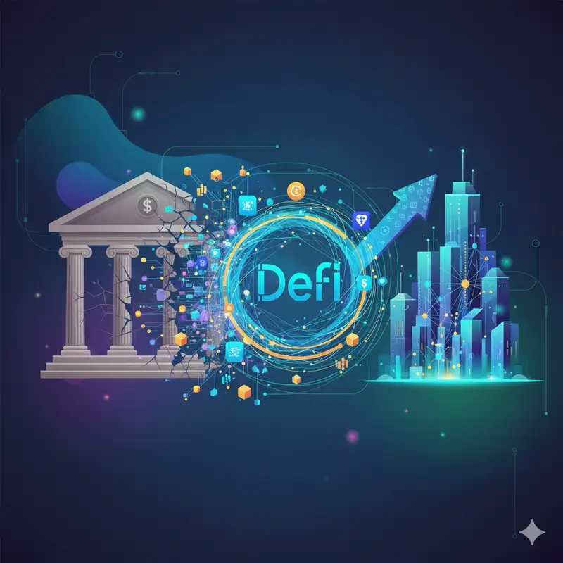 مالی غیرمتمرکز (DeFi): انقلابی در نظام مالی سنتی و فرصت‌های سرمایه‌گذاری جدید