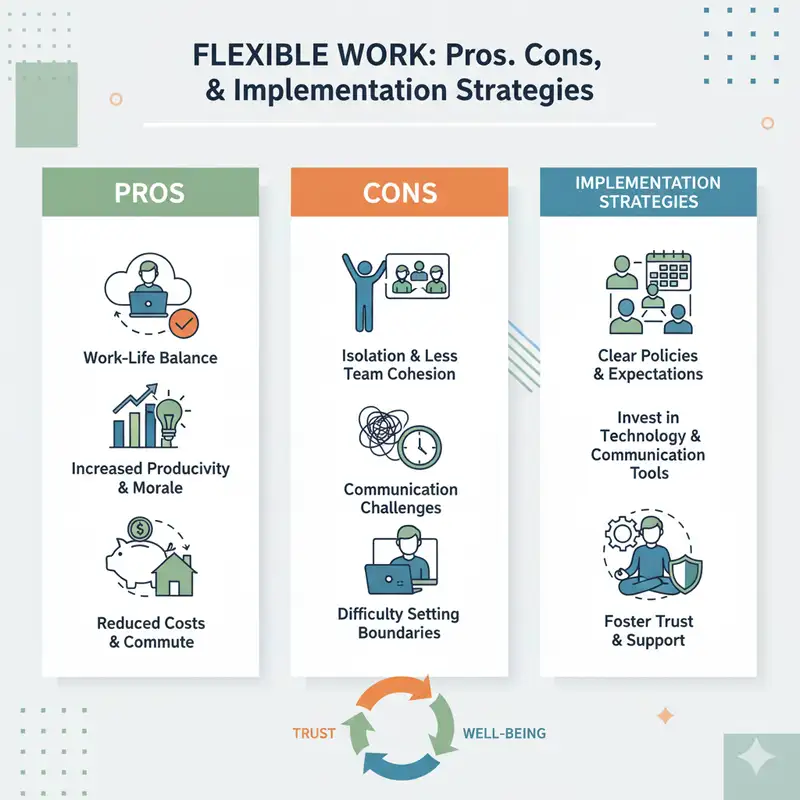 کار انعطاف پذیر: مزایا، معایب و راهکارهای پیاده‌سازی موفقیت‌آمیز