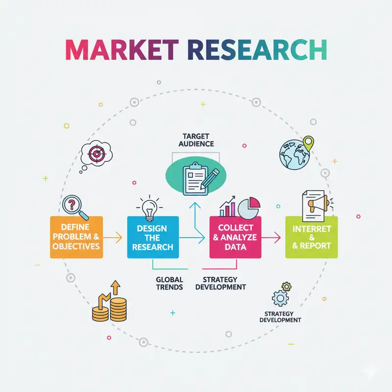 تحقیقات بازار: راهنمای جامع و کاربردی برای موفقیت کسب و کار