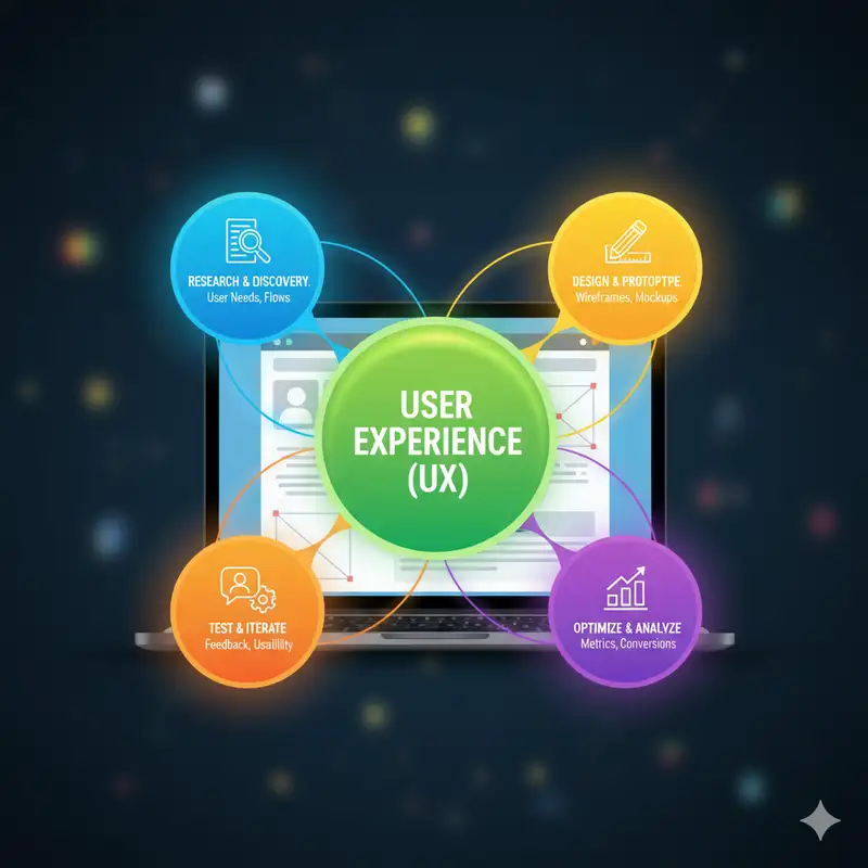 تجربه کاربری (UX): راهنمای جامع طراحی وب‌سایت‌های کاربرپسند و موفق